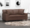 vidaXL - Sierkussens - 2 - st - 40x40 - cm - kunstleer - bruin
