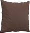 vidaXL - Sierkussens - 2 - st - 40x40 - cm - kunstleer - bruin