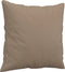 vidaXL - Sierkussens - 2 - st - 40x40 - cm - kunstleer - cappuccino