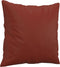 vidaXL - Sierkussens - 2 - st - 40x40 - cm - kunstleer - wijnrood