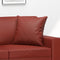 vidaXL - Sierkussens - 2 - st - 40x40 - cm - kunstleer - wijnrood