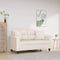 vidaXL - Sierkussens - 2 - st - 40x40 - cm - microvezelstof - beige