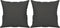 vidaXL - Sierkussens - 2 - st - 40x40 - cm - microvezelstof - donkergrijs