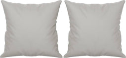 vidaXL - Sierkussens - 2 - st - 40x40 - cm - microvezelstof - lichtgrijs