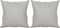 vidaXL - Sierkussens - 2 - st - 40x40 - cm - microvezelstof - lichtgrijs