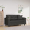 vidaXL - Sierkussens - 2 - st - 40x40 - cm - microvezelstof - donkergrijs