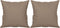 vidaXL - Sierkussens - 2 - st - 40x40 - cm - microvezelstof - taupe