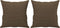vidaXL - Sierkussens - 2 - st - 40x40 - cm - stof - bruin