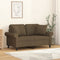 vidaXL - Sierkussens - 2 - st - 40x40 - cm - stof - bruin