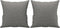 vidaXL - Sierkussens - 2 - st - 40x40 - cm - stof - donkergrijs