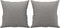 vidaXL - Sierkussens - 2 - st - 40x40 - cm - stof - lichtgrijs