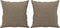 vidaXL - Sierkussens - 2 - st - 40x40 - cm - stof - taupe
