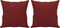 vidaXL - Sierkussens - 2 - st - 40x40 - cm - stof - wijnrood