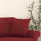 vidaXL - Sierkussens - 2 - st - 40x40 - cm - stof - wijnrood