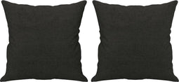 vidaXL - Sierkussens - 2 - st - 40x40 - cm - stof - zwart