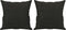 vidaXL - Sierkussens - 2 - st - 40x40 - cm - stof - zwart