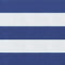 vidaXL - Sierkussens - 4 - st - gestreept - 60x60 - cm - stof - blauw - en - wit