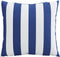 vidaXL - Sierkussens - 4 - st - gestreept - 60x60 - cm - stof - blauw - en - wit