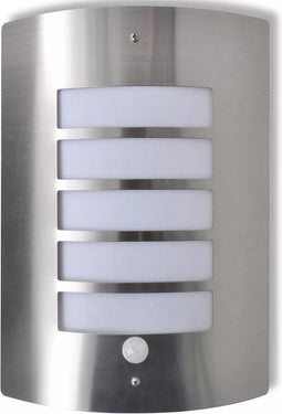 vidaXL Sierlijke RVS wandlamp met bewegingssensor