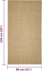 vidaXL Sisalmat voor krabpaal 80x150 cm