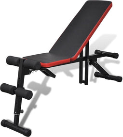 vidaXL - Sit-up - bankje - verstelbaar - en - multifunctioneel