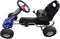 vidaXL Skelter met pedalen blauw