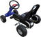 vidaXL Skelter met pedalen blauw