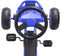 vidaXL Skelter met pedalen en pneumatische banden blauw