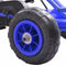 vidaXL Skelter met pedalen en pneumatische banden blauw