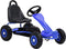 vidaXL Skelter met pedalen en pneumatische banden blauw