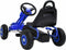 vidaXL Skelter met pedalen en pneumatische banden blauw