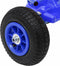 vidaXL Skelter met pedalen en pneumatische banden blauw