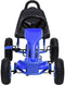 vidaXL Skelter met pedalen en pneumatische banden blauw