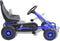 vidaXL Skelter met pedalen en pneumatische banden blauw