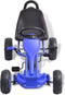 vidaXL Skelter met pedalen en pneumatische banden blauw