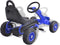 vidaXL Skelter met pedalen en pneumatische banden blauw