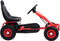 vidaXL Skelter met pedalen en pneumatische banden rood