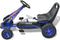 vidaXL Skelter met pedalen en verstelbare zitting blauw