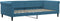 vidaXL - Slaapbank - 100x200 - cm - fluweel - blauw