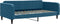 vidaXL - Slaapbank - 100x200 - cm - fluweel - blauw
