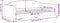 vidaXL - Slaapbank - 100x200 - cm - fluweel - blauw