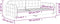 vidaXL - Slaapbank - 100x200 - cm - fluweel - blauw