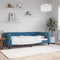 vidaXL - Slaapbank - 100x200 - cm - fluweel - blauw