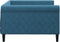 vidaXL - Slaapbank - 100x200 - cm - fluweel - blauw