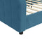 vidaXL - Slaapbank - 100x200 - cm - fluweel - blauw