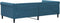 vidaXL - Slaapbank - 100x200 - cm - fluweel - blauw