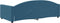 vidaXL - Slaapbank - 100x200 - cm - fluweel - blauw