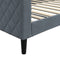vidaXL - Slaapbank - 100x200 - cm - fluweel - donkergrijs