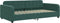 vidaXL - Slaapbank - 100x200 - cm - fluweel - donkergroen