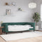 vidaXL - Slaapbank - 100x200 - cm - fluweel - donkergroen